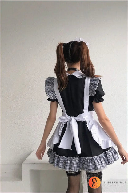 Maid Costume for Women - Fantasy Roleplay Ready - Outfit Set - Costumes - Lingerie Hut - Clubwear • Cutout • Halloween