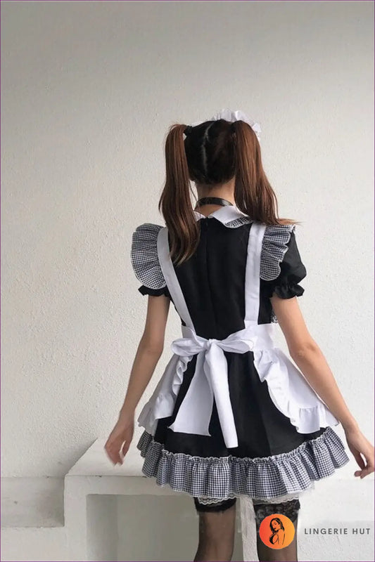 Maid Costume for Women - Fantasy Roleplay Ready - Outfit Set - Costumes - Lingerie Hut - Clubwear • Cutout • Halloween