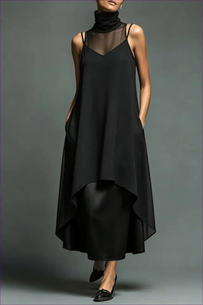 Maxi Dress with Button Front Detail - Quiet Confidence - Casual • Cotton • Dresses • Everyday - Lingerie Hut