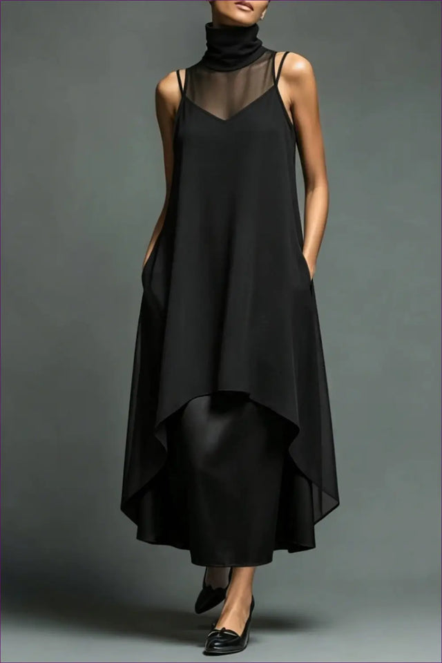 Maxi Dress with Button Front Detail - Quiet Confidence