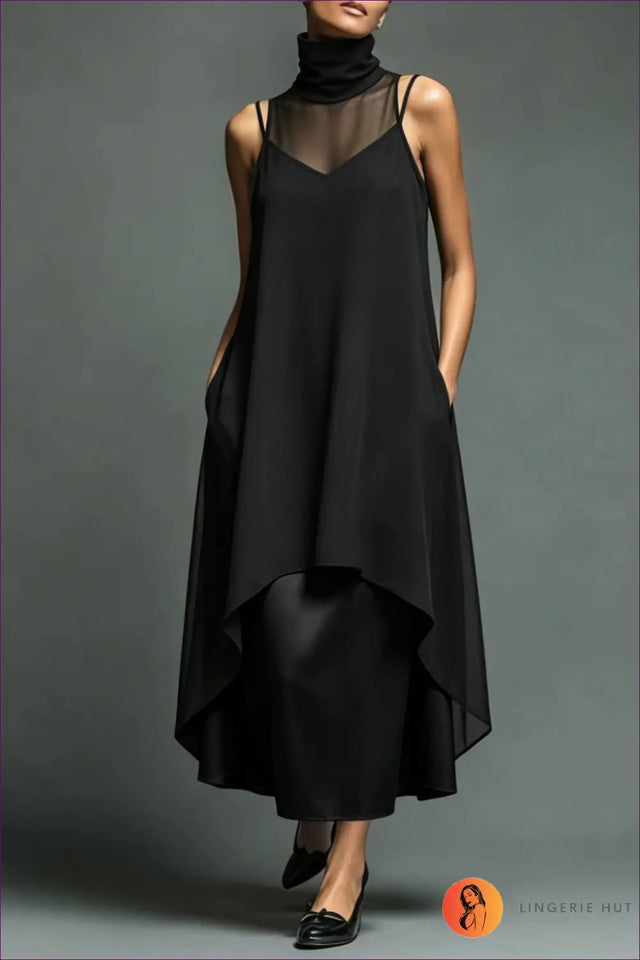 Maxi Dress with Button Front Detail - Quiet Confidence