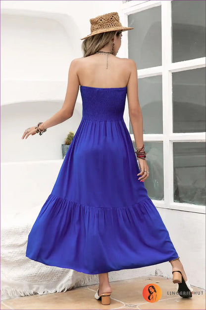 Maxi Dress with Embroidered Details - Bohemian Luxury for A-line, Boho, Casual, Dress, Evening Wear