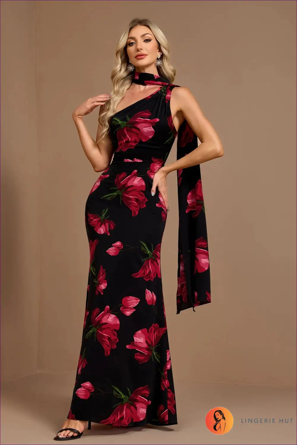 Maxi Dress with Fitted Waist - Late Afternoon Glow - Casual • Cotton • Dresses • Everyday - Lingerie Hut