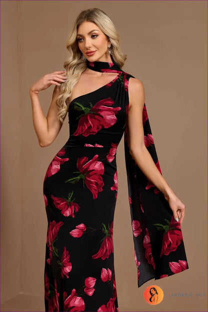 Maxi Dress with Fitted Waist - Late Afternoon Glow - Casual • Cotton • Dresses • Everyday - Lingerie Hut