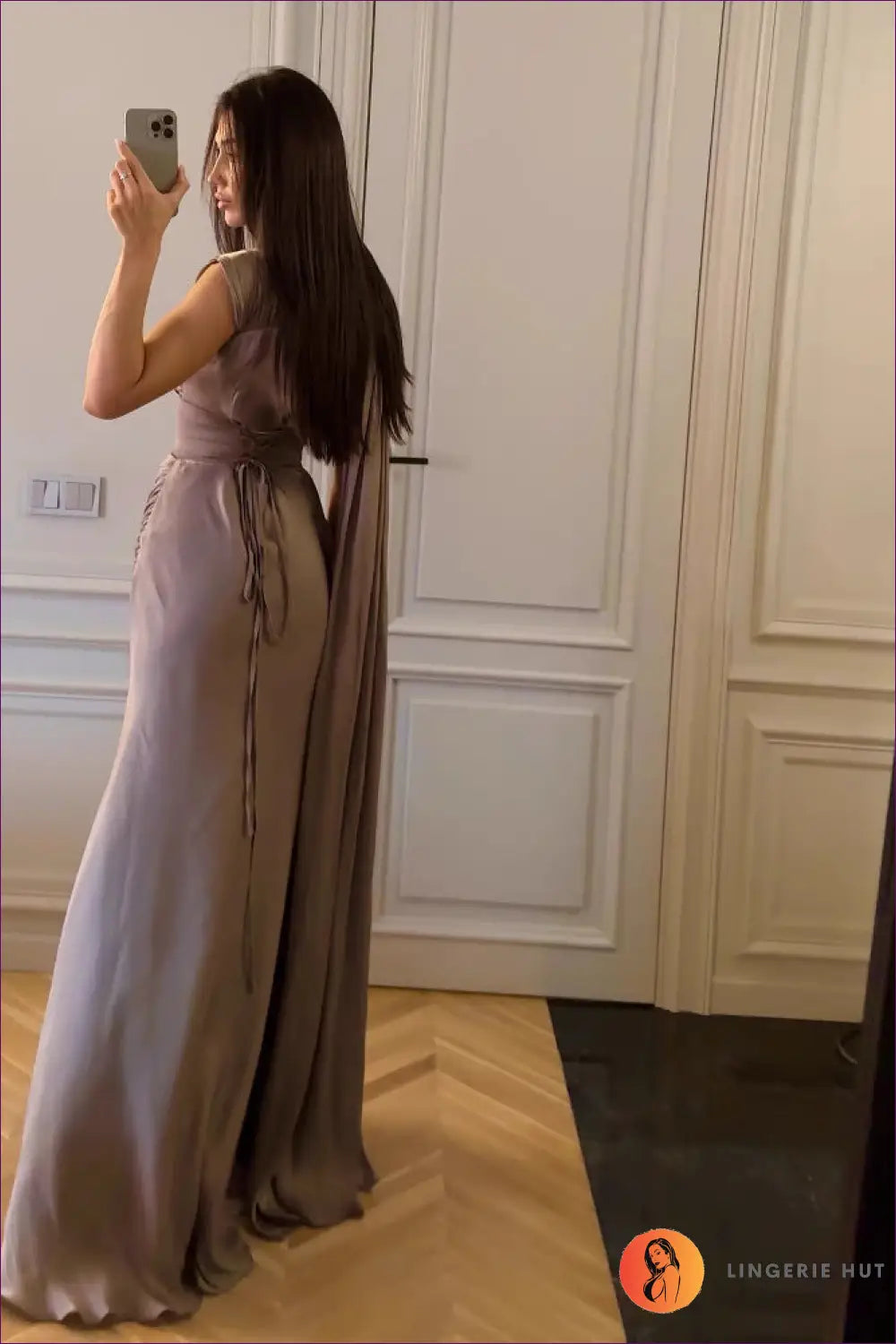 Maxi Dress with Fitted Waist - Quiet Confidence - Casual • Cotton • Dresses • Everyday - Lingerie Hut
