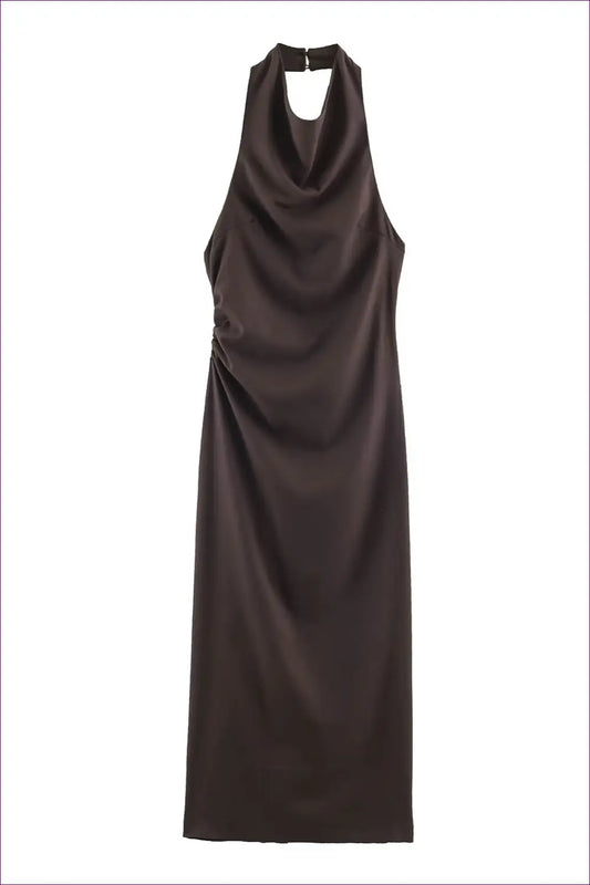 Maxi Dress with Fitted Waist - Sunlit Ease - Backless • Casual • Cotton • Dresses - Lingerie Hut