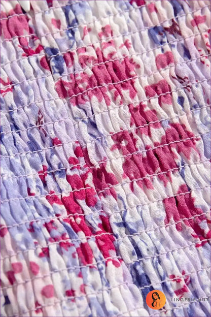 Maxi Dress with Floral Print - Sunset Stroll Elegance for A-line, Boho, Chiffon, Dress,