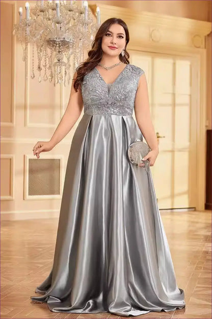 Lace Bodice Maxi Dress - Understated Glamour for Every Event - Dresses - Bridal • Clothing • Lingerie Hut