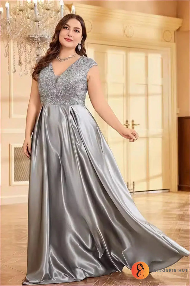 Lace Bodice Maxi Dress - Understated Glamour For Every Event