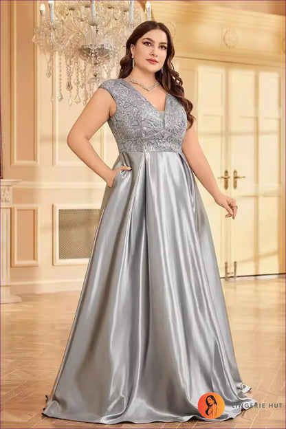 Lace Bodice Maxi Dress - Understated Glamour for Every Event - Dresses - Bridal • Clothing • Lingerie Hut