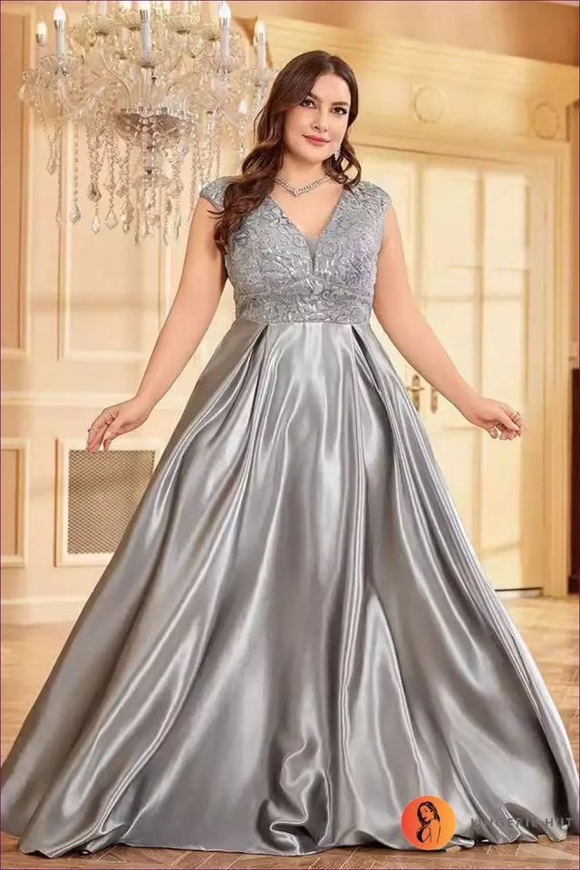 Lace Bodice Maxi Dress - Understated Glamour For Every Event