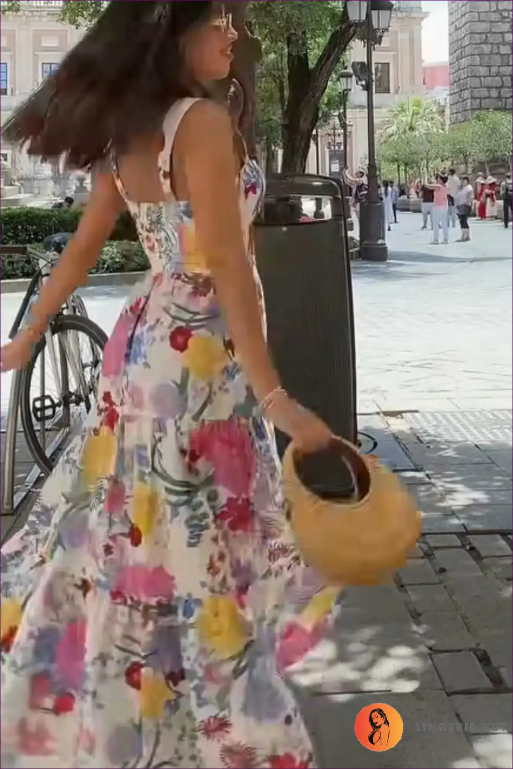 Maxi Dress with Mixed Floral Print - Artistic Expression for A-line, Boho, Casual, Dress, Evening Wear