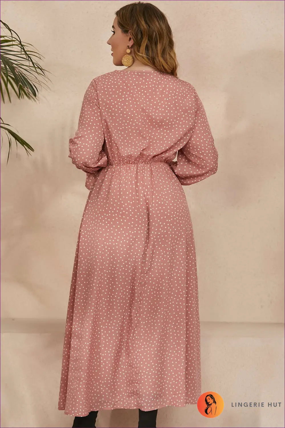Maxi Polka Dot A-line Dress - Garden Party Ready - Dresses - Lingerie Hut - All Season • Casual • Everyday