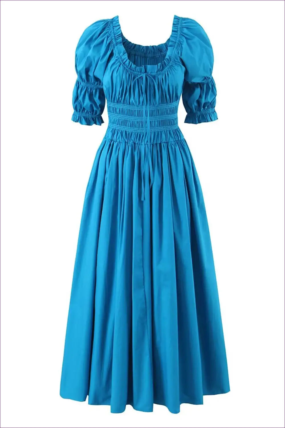 Puff Sleeve Maxi Dress - Effortless Romance for Special Occasions - Dresses - Boho • Chiffon • Clothing • Glamour
