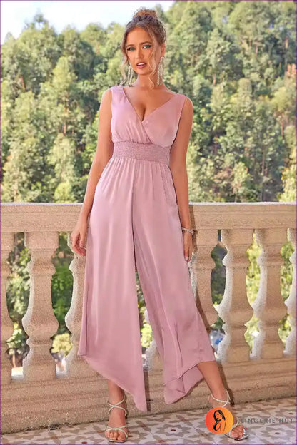 Maxi Dress with Ruched Waist - Effortless Guest Style for A-line, Casual, Dress, Evening Wear, Formal Wear