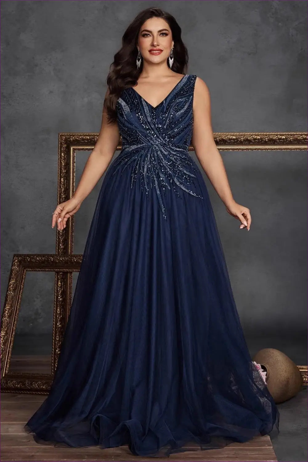 Sequin Bodice Maxi Dress - Old Hollywood Glamour - Dresses - Autumn • Clothing • just in - Lingerie Hut