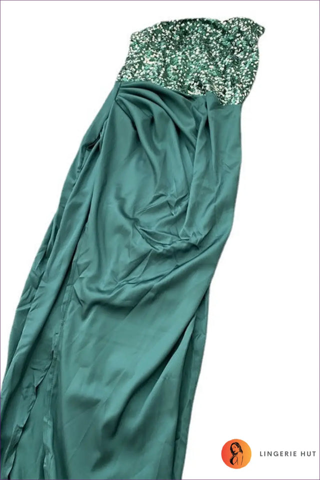 Maxi Dress with Sequin Overlay - Modern Fairy Tale