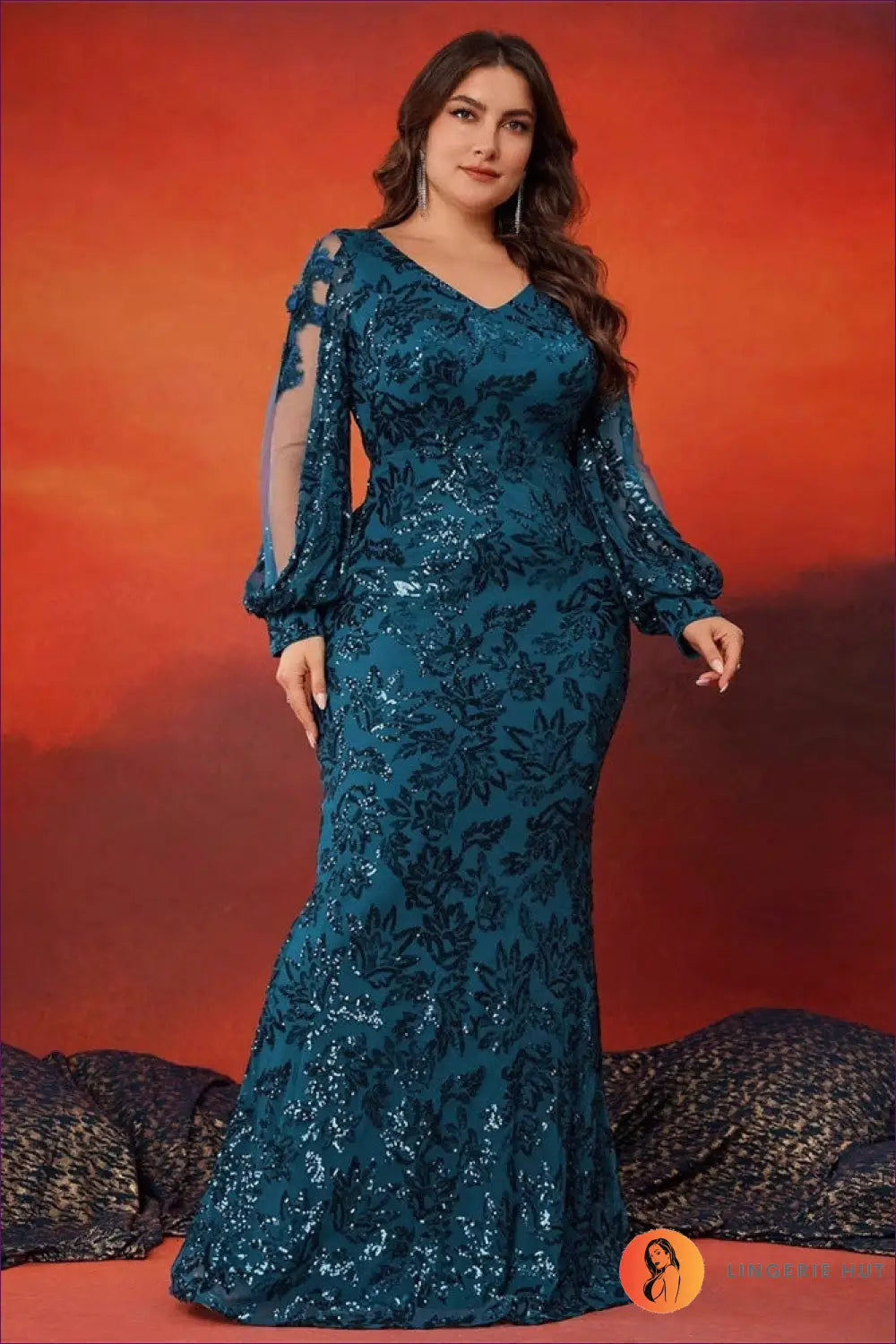 Maxi Sequin Dress - Evening Glamour for any Celebration - Dresses - Lingerie Hut - Autumn • Evening Wear • Formal