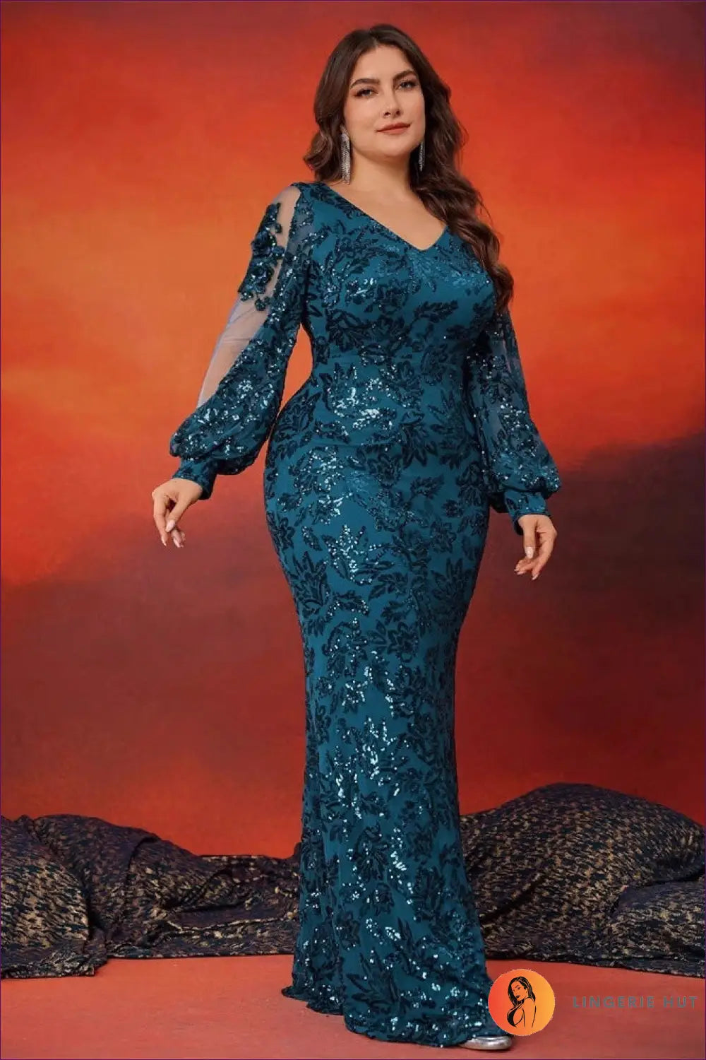 Maxi Sequin Dress - Evening Glamour for any Celebration - Dresses - Lingerie Hut - Autumn • Evening Wear • Formal