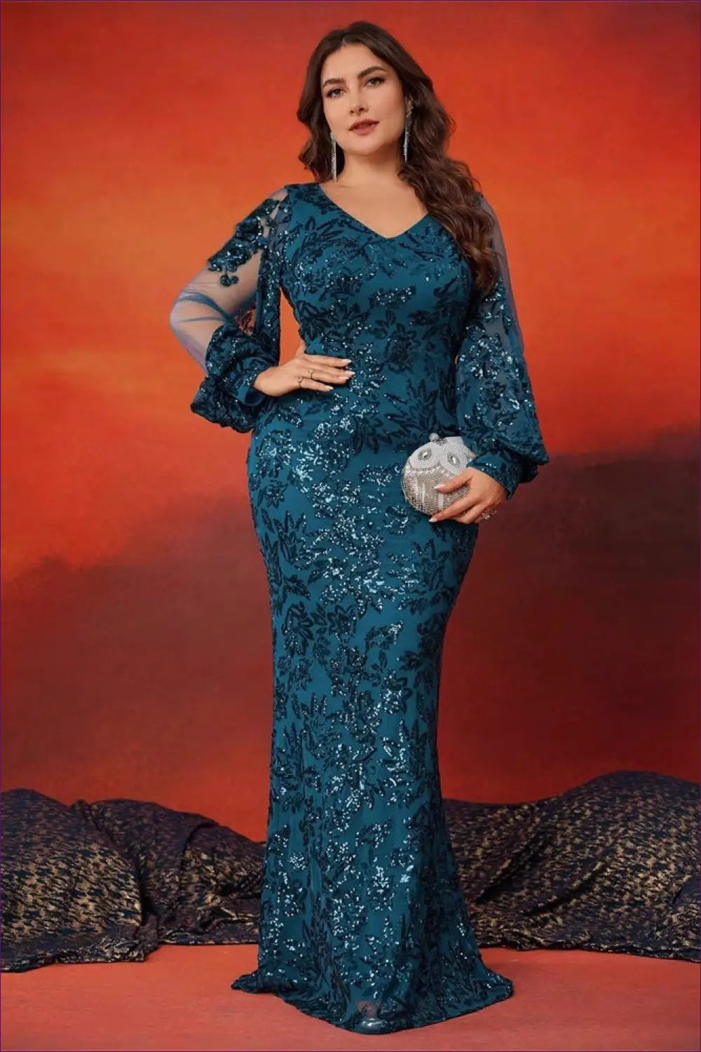 Maxi Sequin Dress - Evening Glamour for any Celebration - Dresses - Lingerie Hut - Autumn • Evening Wear • Formal