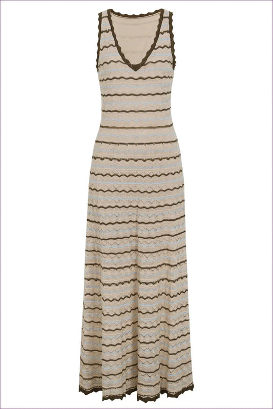 Maxi Dress with Signature Waist Detail - Late Afternoon Glow - Casual • Cotton • Dresses • Everyday - Lingerie Hut