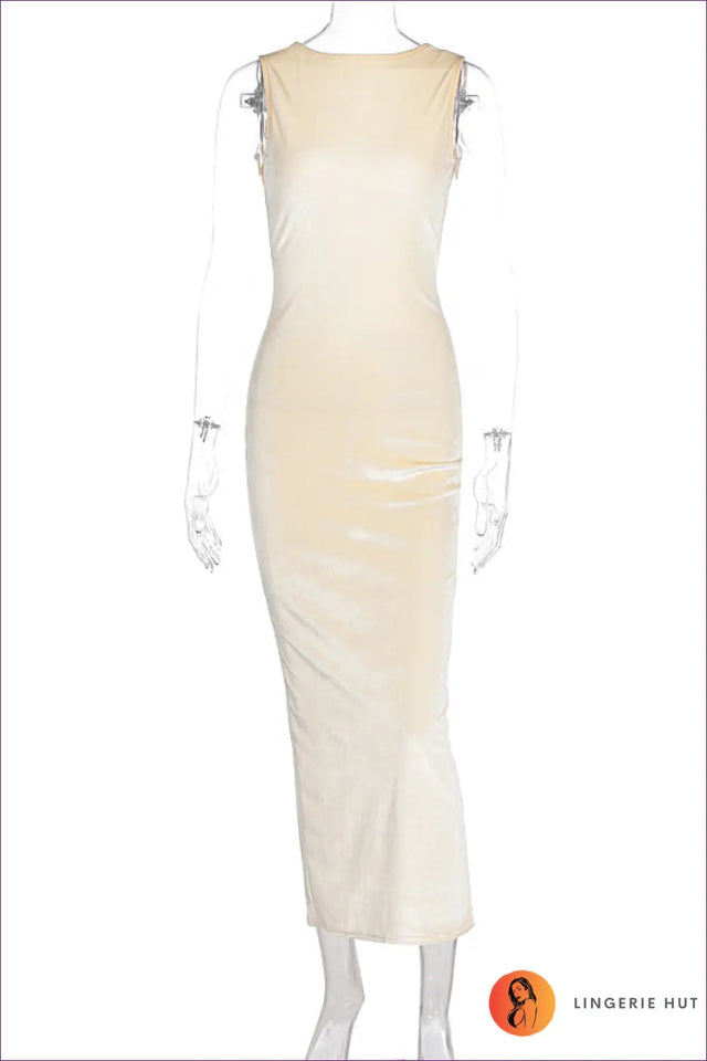 Sleeveless Maxi Dress - Understated Glamour