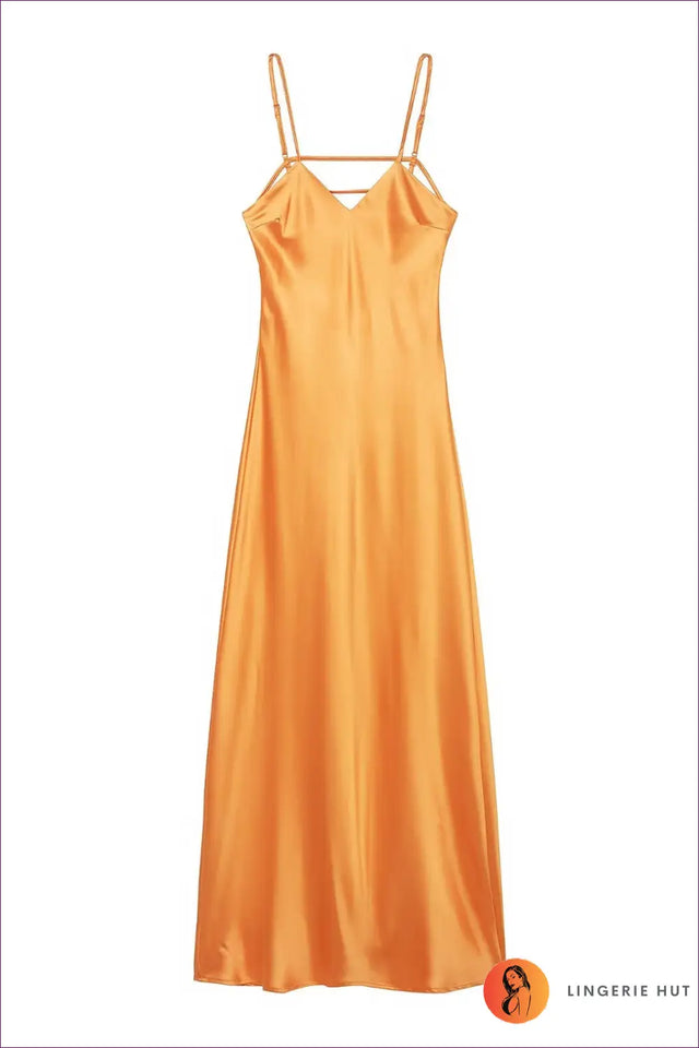 Maxi Slipdress with Spaghetti Straps - Summer Evenings Sorted