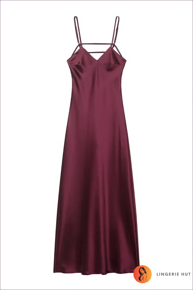 Maxi Slipdress with Spaghetti Straps - Summer Evenings Sorted