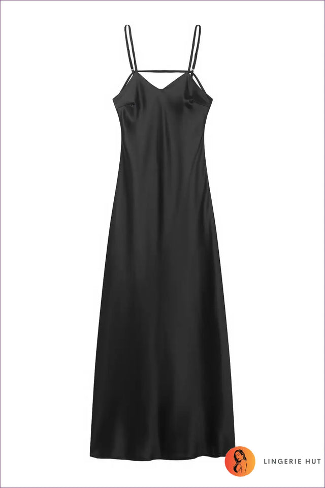 Maxi Slipdress with Spaghetti Straps - Summer Evenings Sorted