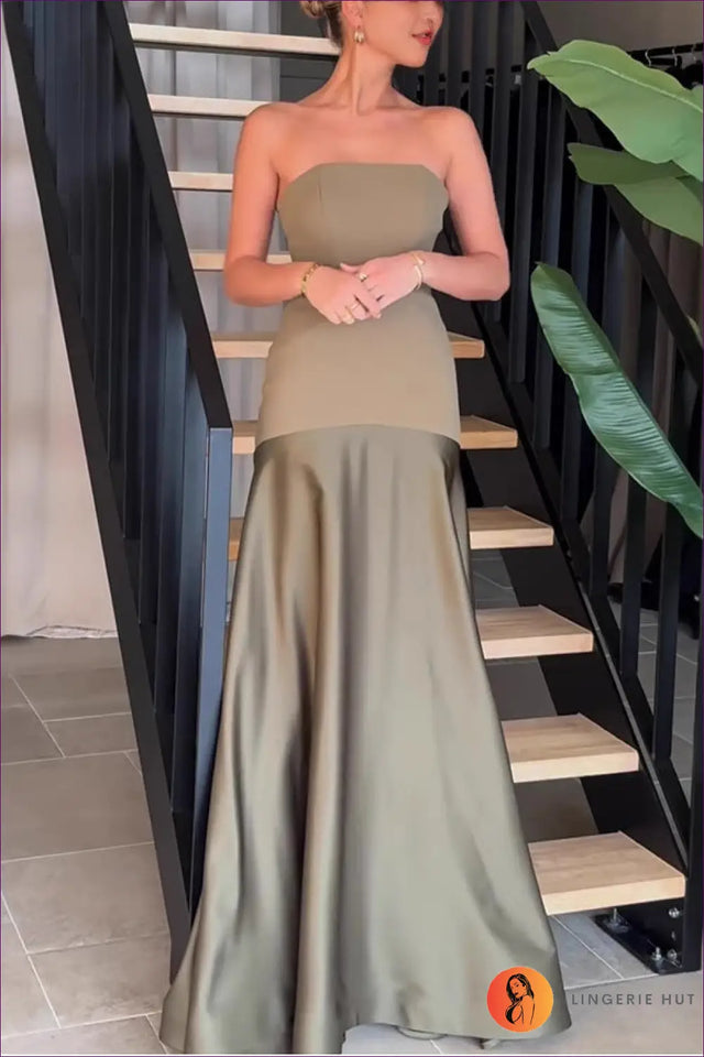 Strapless Maxi Dress
