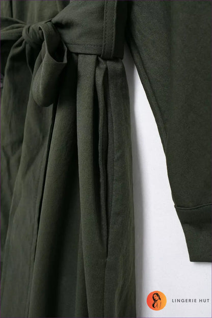 Maxi Wrap Dress with A-line Fit - Effortless Elegance - Dresses - Lingerie Hut - All Season • Casual • Cotton