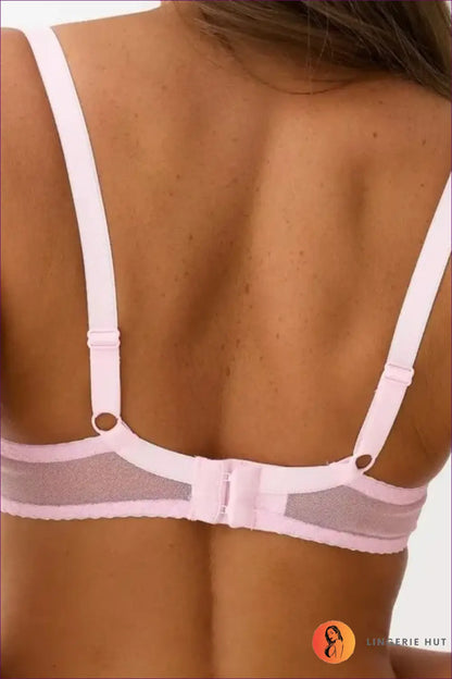 Mesh Bra Set with Bow Detail - Soft Sheer Layers - Lingerie - just in • Hut
