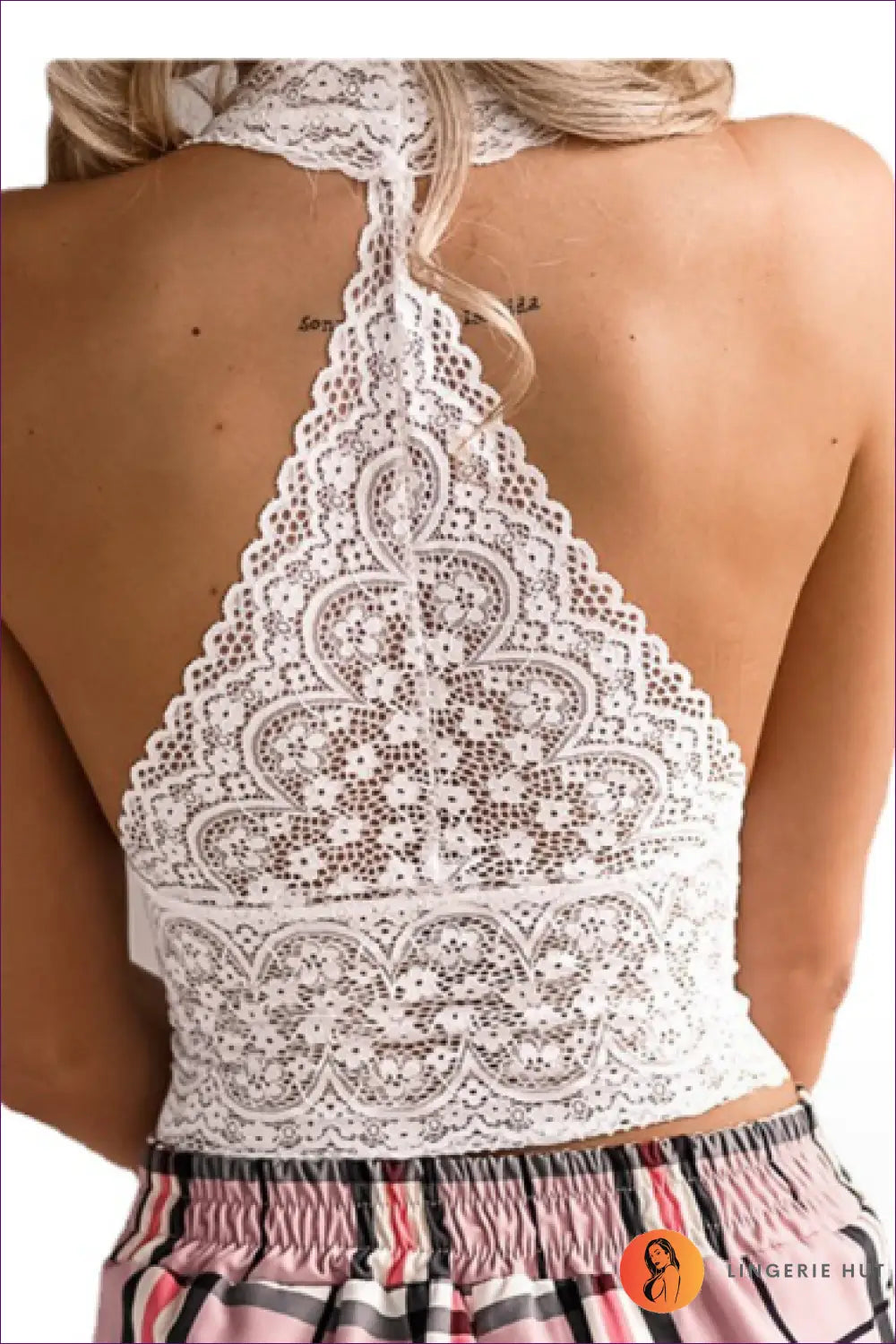 Mesh & Lace Bralette - Effortless Allure - Bra - Shirts Tops - Lingerie Hut - All Season • Crop • Date Night • Everyday