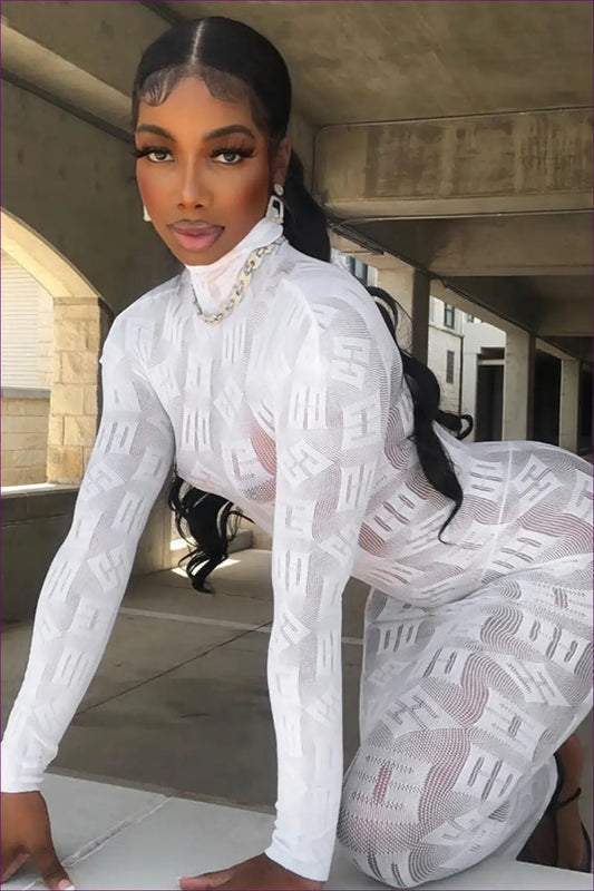 Lace Maxi Dress with Appliqué - Understated Glamour - Bodysuit - Lingerie Hut - A-line • All Season • Bridal