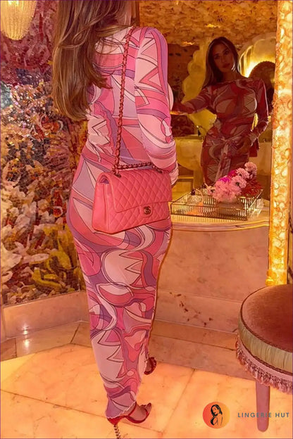 Mesh Ruched Maxi Dress with Long Sleeves for Bodycon, Evening Wear, Formal Maxi,