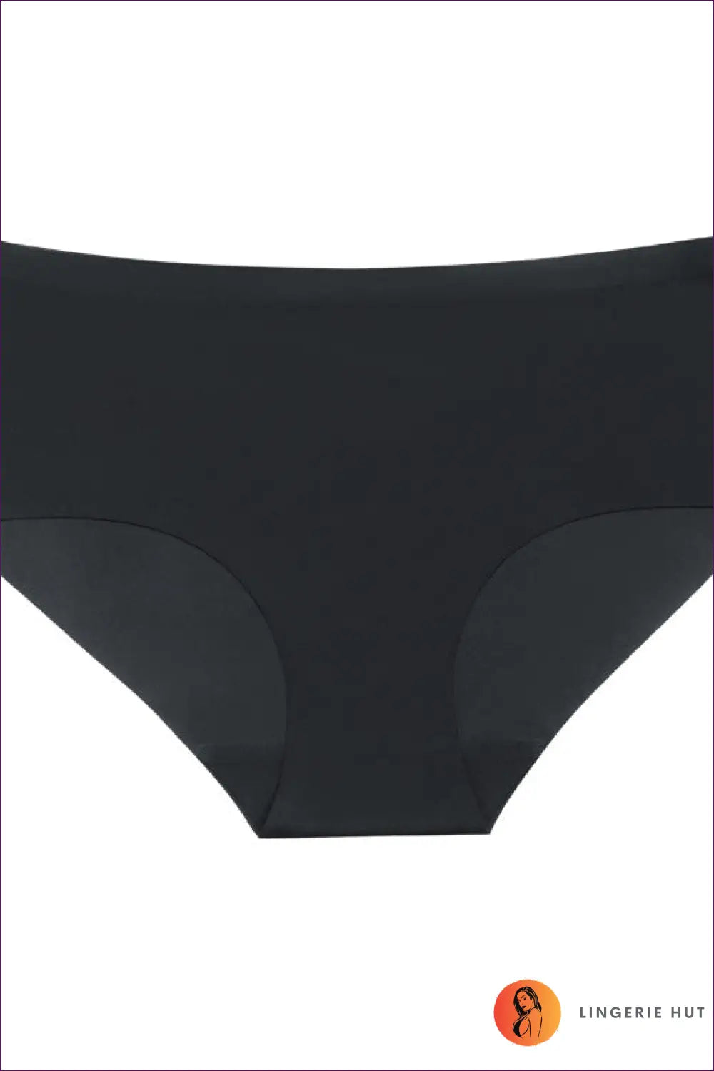 Mid-rise Seamless Brief - Invisible Everyday Comfort - 2xl / Black - Top - Lingerie Hut - All Season • Casual • Cotton