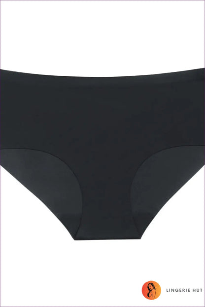 Mid-rise Seamless Brief - Invisible Everyday Comfort - 2xl / Black - Top - Lingerie Hut - All Season • Casual • Cotton