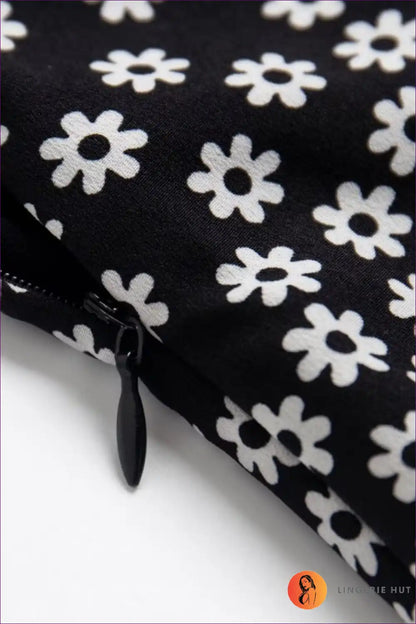 Midi Dress with Daisy Print - Countryside Charm for A-line, Boho, Casual, Cotton,