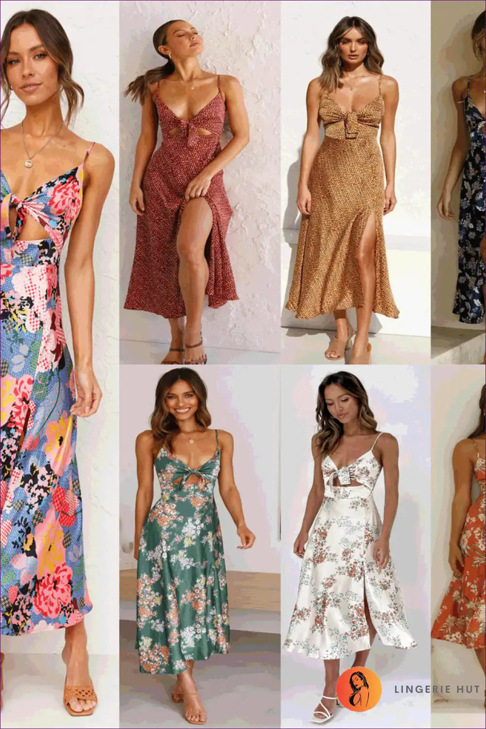 Midi Dress with Patchwork Print - Bohemian Artistry for A-line, Boho, Casual, Cutout,