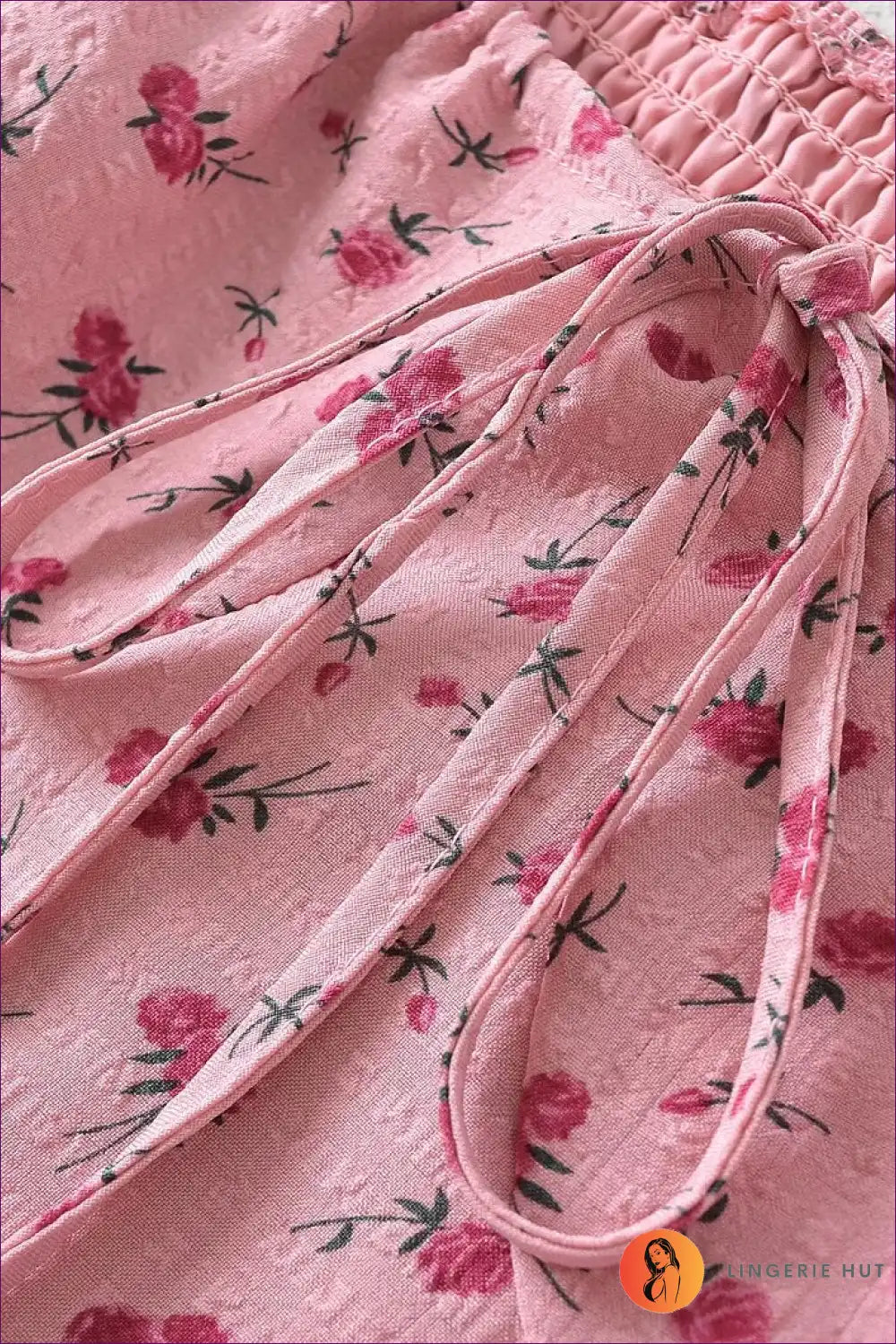 Midi Dress with Puff Sleeves - Vintage Romance