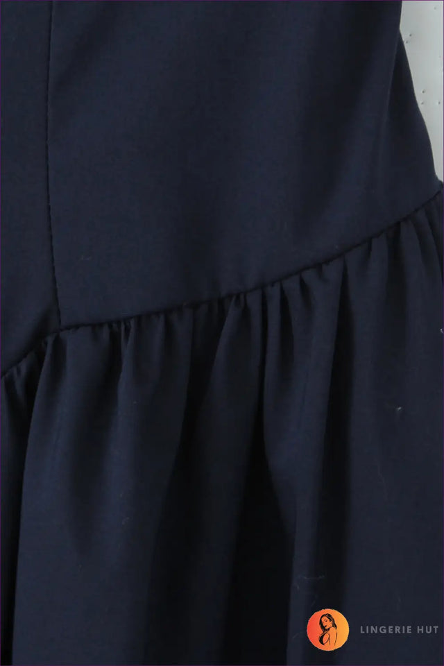 Strapless Midi Dress with Structured Bodice - Understated Glamour