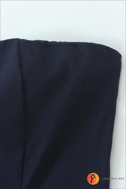 Midi Dress with Strapless Bodice - Garden Party Grace