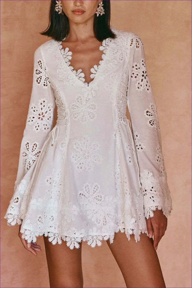 Mini Broderie Anglaise Dress - Garden Party Ready