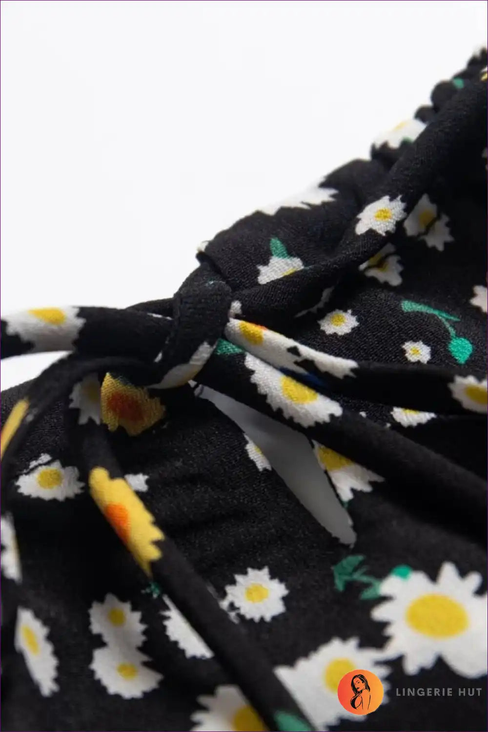 Mini Dress with Ditsy Floral - Picnic Perfect for A-line, Casual, Cotton, Dress, Everyday