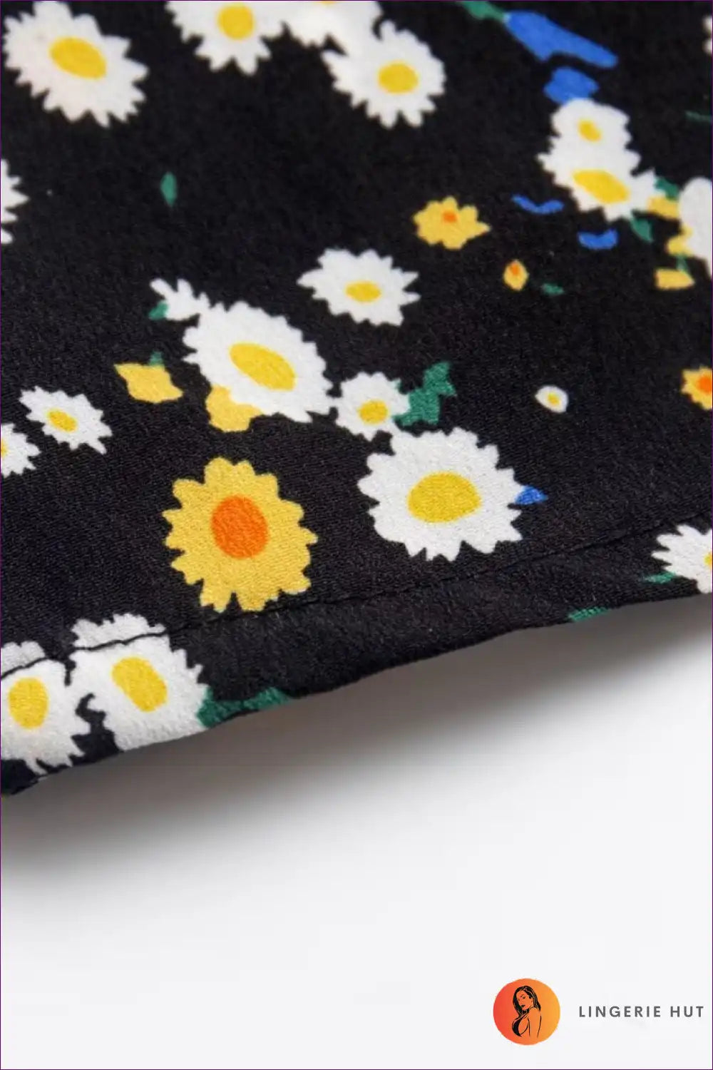 Mini Dress with Ditsy Floral - Picnic Perfect for A-line, Casual, Cotton, Dress, Everyday