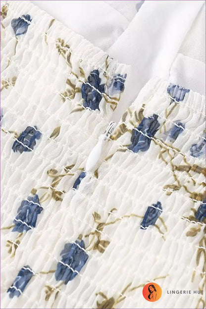 Mini Dress with Floral Print - Fresh Summer Spirit