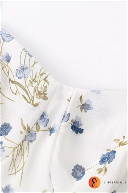 Mini Dress with Floral Print - Fresh Summer Spirit