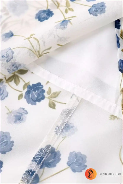 Mini Dress with Floral Print - Fresh Summer Spirit