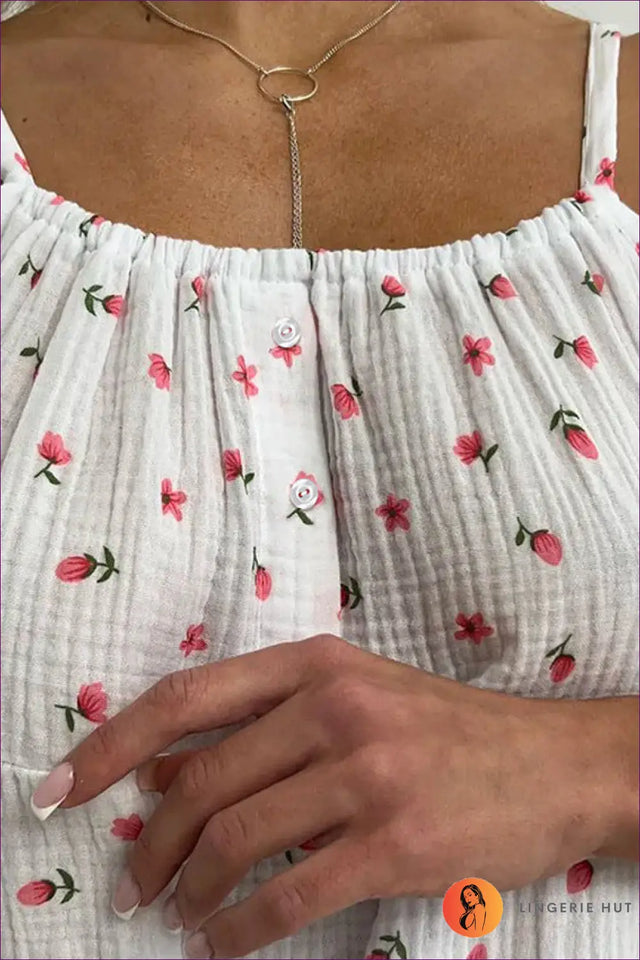 Floral A-Line Mini Dress - Effortless Summer Elegance