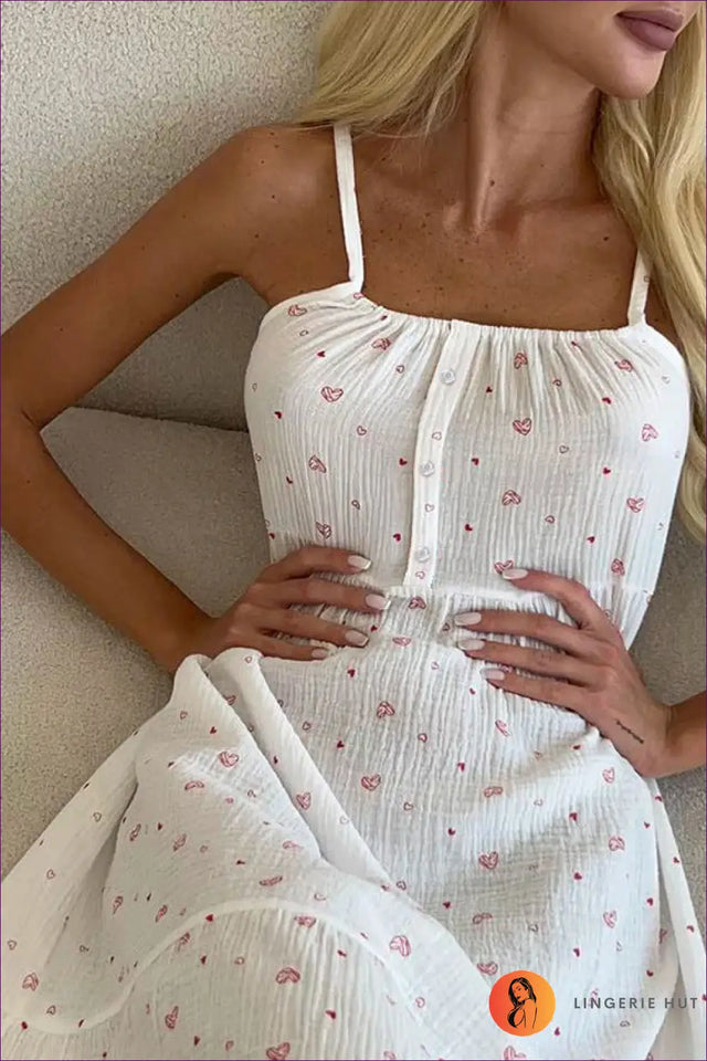Floral A-Line Mini Dress - Effortless Summer Elegance